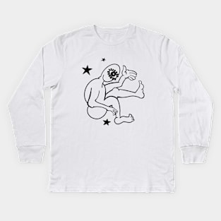 Crazy Club Cyclops Kids Long Sleeve T-Shirt